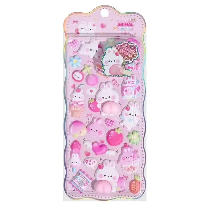 3D Squishy tagumikkleebised