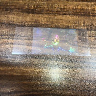 Läbipaistvad holograafilised kleebised